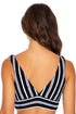 Luli Fama Champagne Pop Deep V Band Crop Top